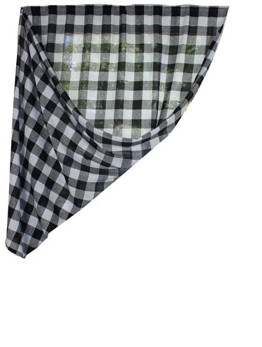 Heirloom Buffalo Check Black Black Panel H6015111 - The Fox Decor